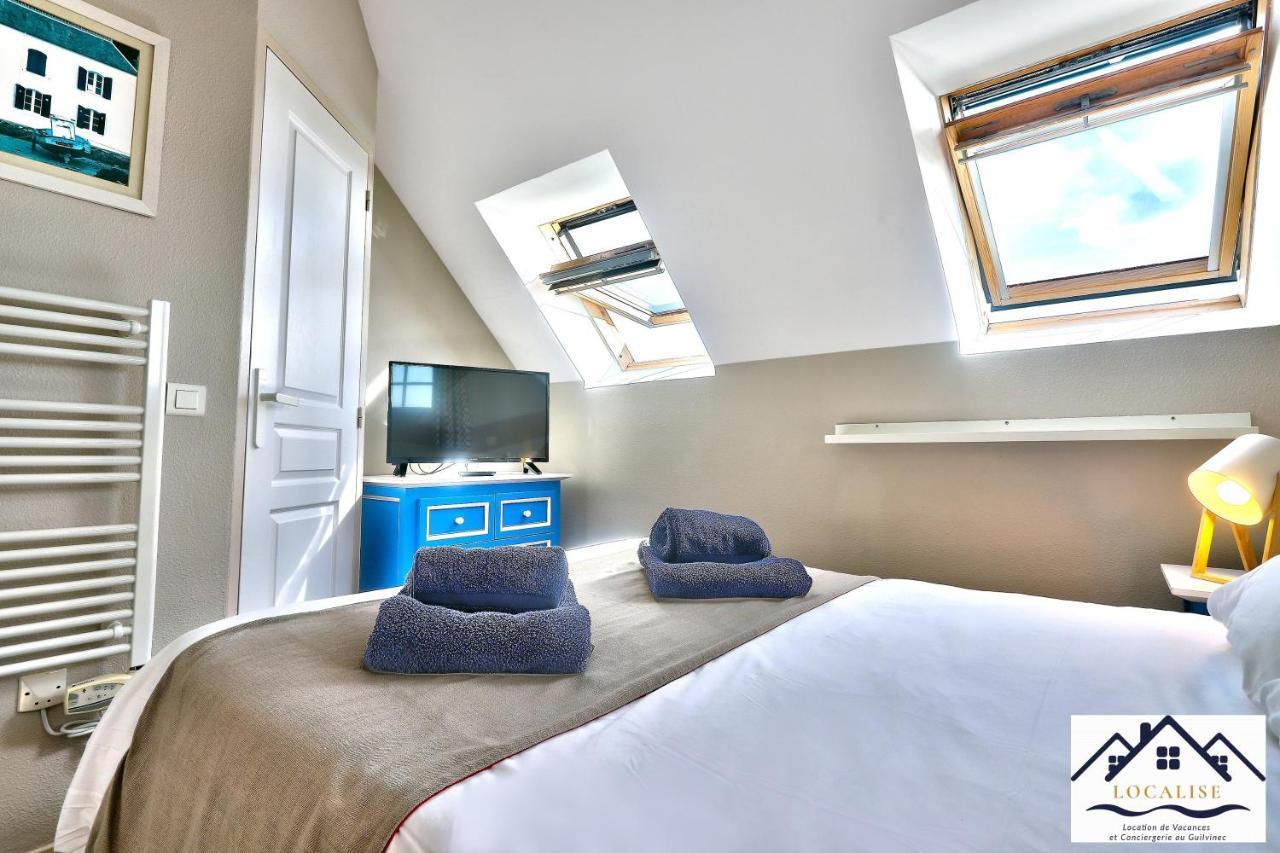 Localise Au Guilvinec - A22 - Belle Vue Sur La Mer, La Piscine Et Le Jardin - Tout A Pied, Plages, Port, Centre, Commerces, Marche - Wifi Inclus - Animaux Bienvenus - Linge De Lit Inclus Bagian luar foto
